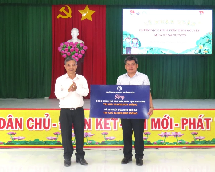 Xã Đại Lãnh: Ra quân Chiến dịch sinh viên tình nguyện mùa hè xanh năm 2025