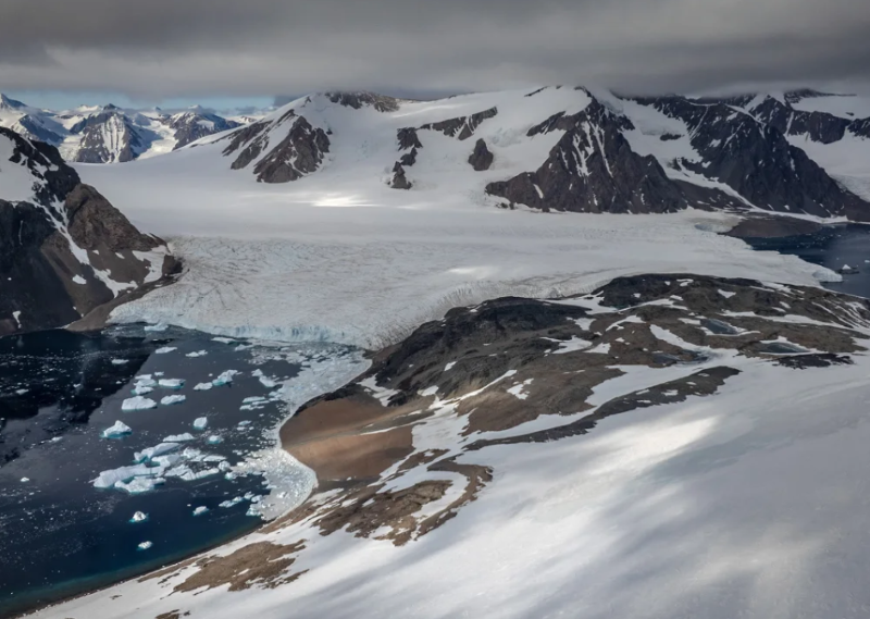 Quang cảnh sông băng Shoesmith trên đảo Horseshoe ở Nam Cực. Ảnh: Anadolu Agency/Getty Images
