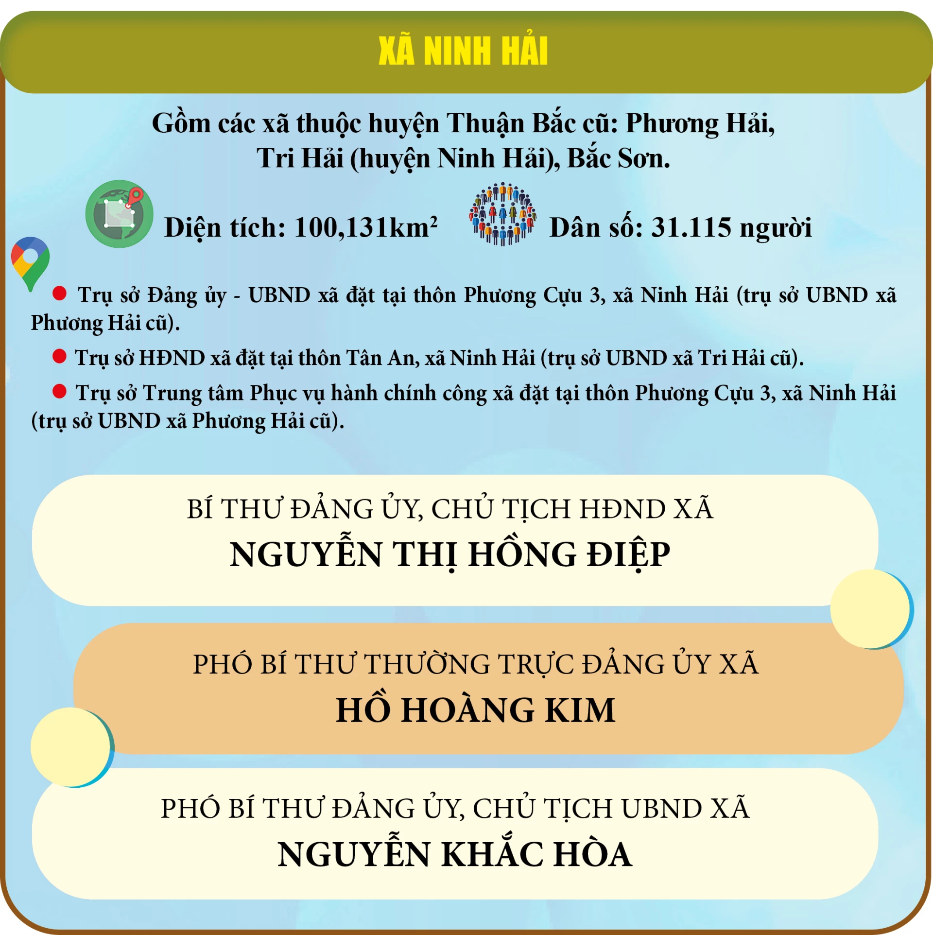 Xã Ninh Hải, tỉnh Khánh Hòa sau sáp nhập