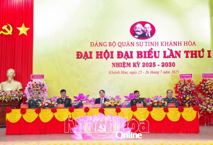 Đại hội đại biểu Đảng bộ Quân sự tỉnh Khánh Hòa lần thứ nhất, nhiệm kỳ 2025 - 2030