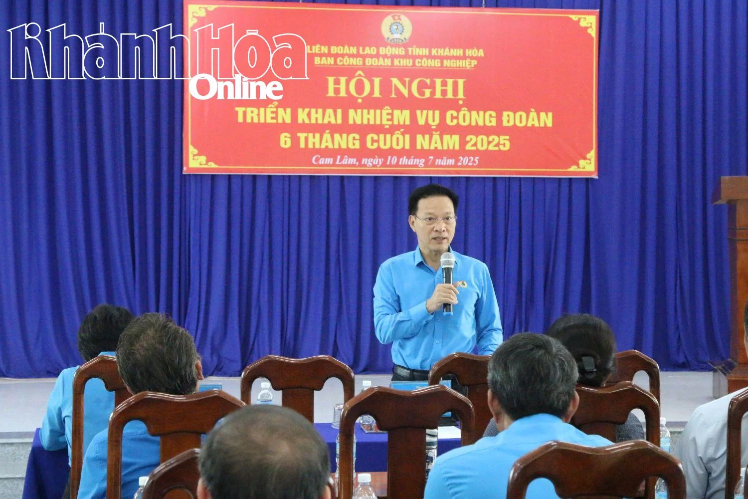 Ông Phan Thanh Liêm phát biểu tại hội nghị.