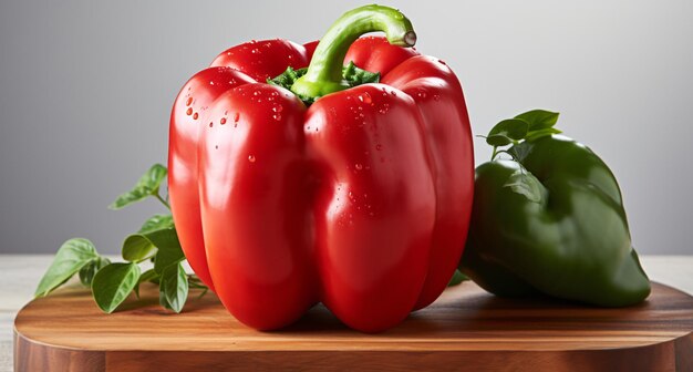 Ớt chuông đỏ chứa nhiều vitamin C.