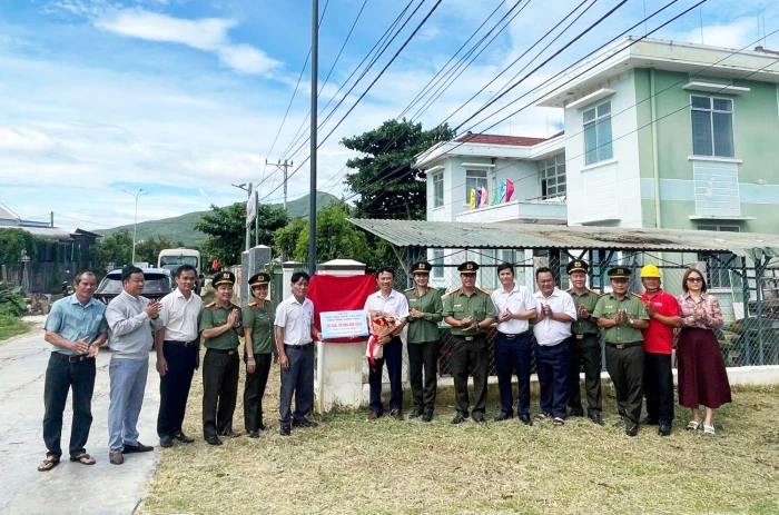 Công an tỉnh Khánh Hòa bàn giao 3 công trình an sinh xã hội tại xã Tây Ninh Hòa