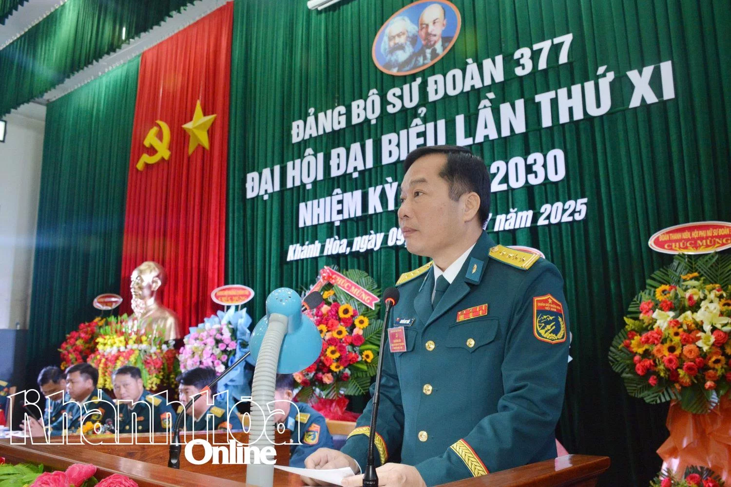 Đại hội Đảng bộ Sư đoàn Phòng không 377 lần thứ XI, nhiệm kỳ 2025 - 2030