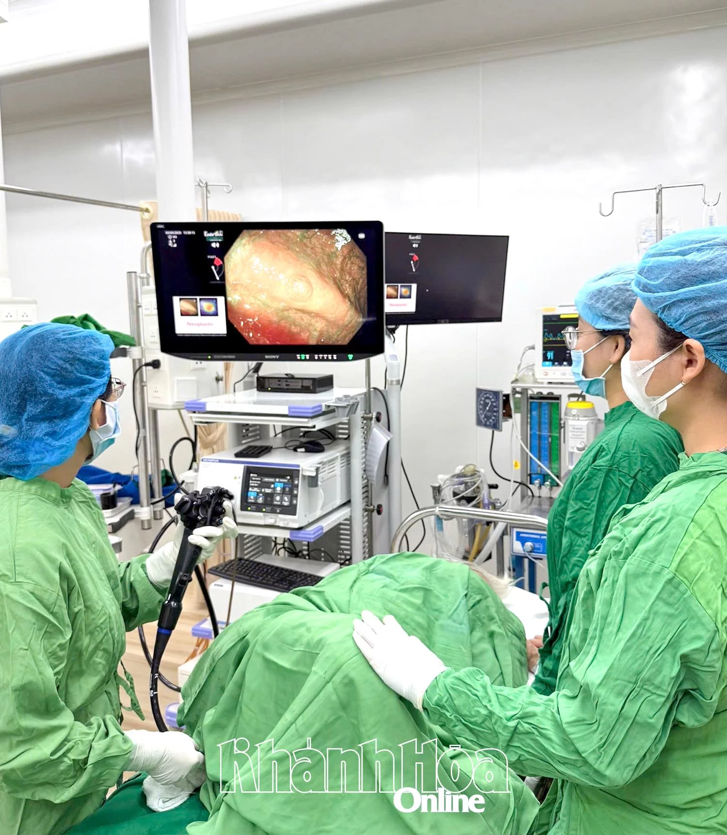AI-integrated endoscopy at Khanh Hoa Provincial General Hospital.