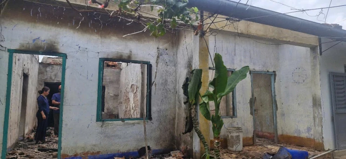 Cháy nhà tại thôn Lạc Sơn 3, xã Cà Ná