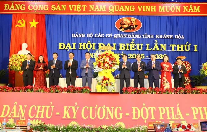 Đại hội đại biểu Đảng bộ Các cơ quan Đảng tỉnh Khánh Hòa lần thứ nhất, nhiệm kỳ 2025 - 2030