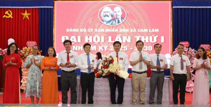 Đại hội Đảng bộ UBND xã Cam Lâm lần thứ nhất, nhiệm kỳ 2025 - 2030