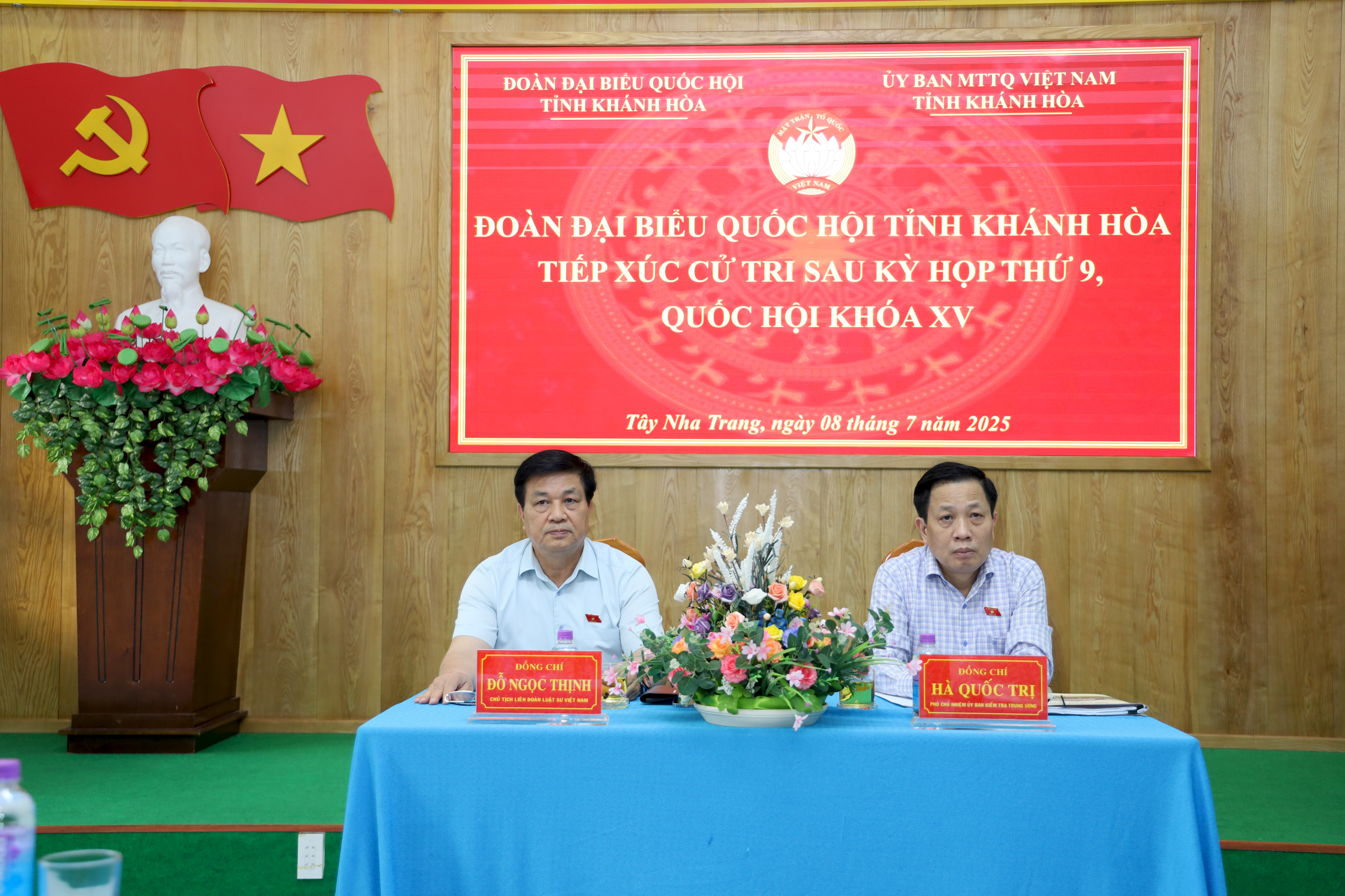 Đại biểu Quốc hội tỉnh Khánh Hòa tiếp xúc cử tri phường Tây Nha Trang