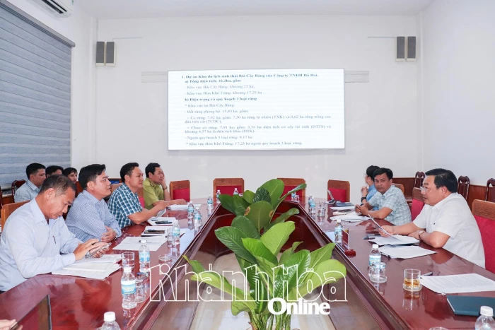 Gỡ vướng về quy hoạch lâm nghiệp cho các dự án trong Khu Kinh tế Vân Phong