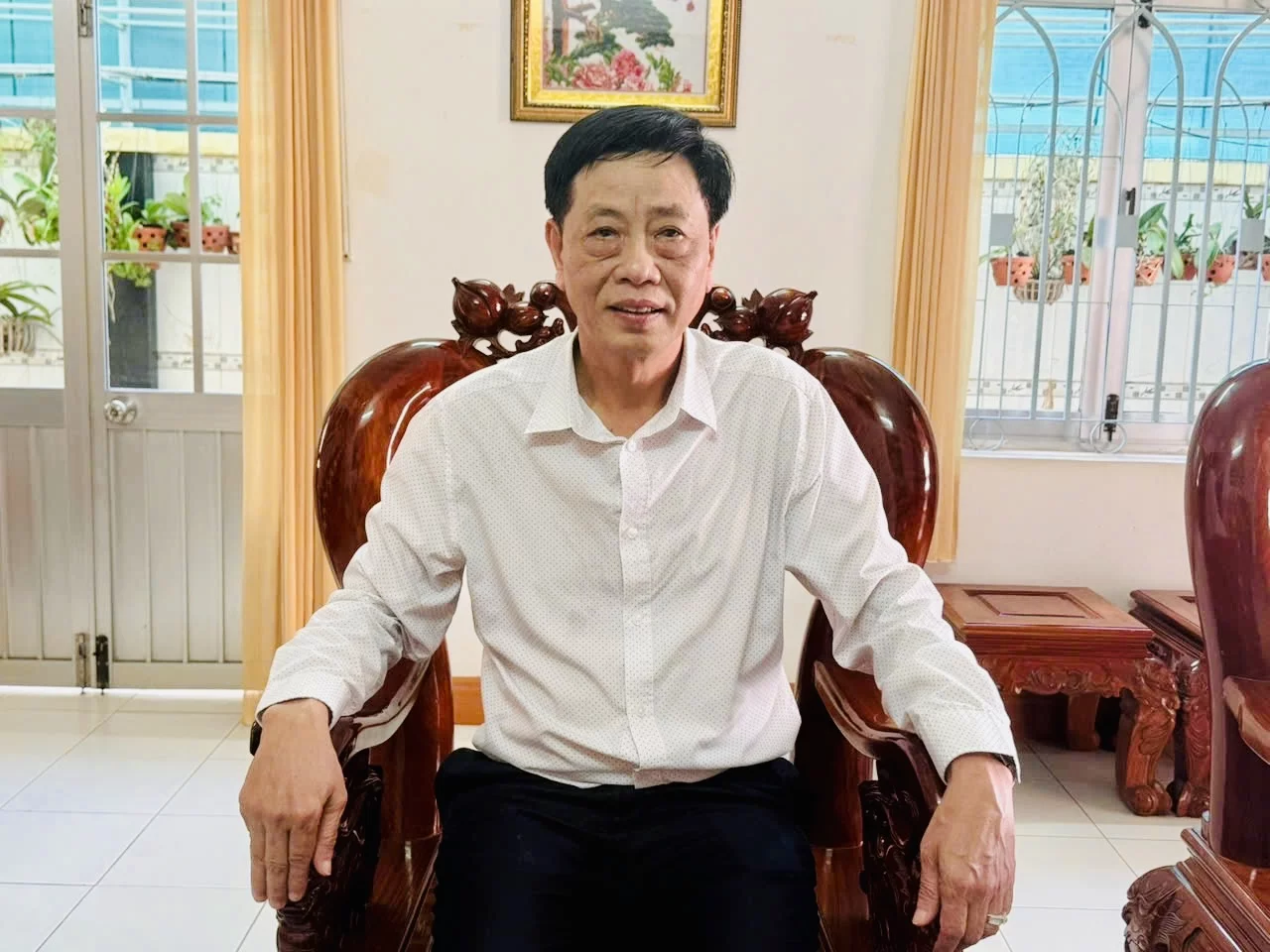 Ông Đặng Kim Cương – cán bộ hưu trí phường Bảo An.