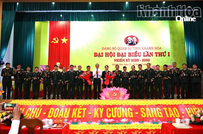 Đại hội đại biểu Đảng bộ Quân sự tỉnh Khánh Hòa lần thứ nhất, nhiệm kỳ 2025 - 2030