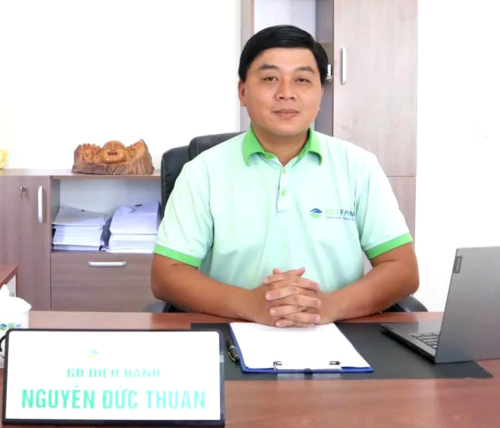 Ông Nguyễn Đức Thuận - Giám đốc Công ty Cổ phần Thực phẩm Cánh Đồng Việt.