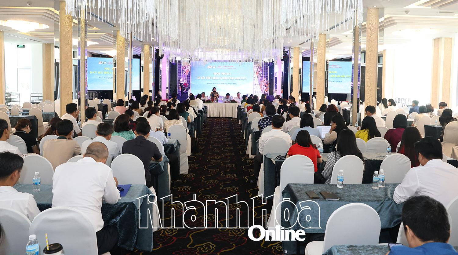 Toàn cảnh Hội nghị sơ kết 6 tháng đầu năm 2025