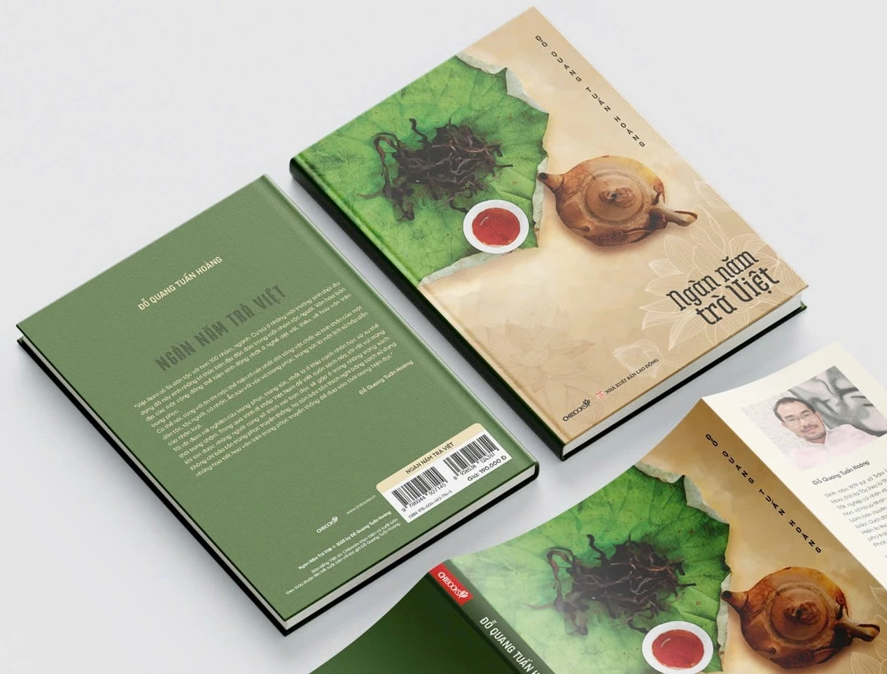 Cuốn sách Ngàn năm trà Việt của tác giả Đỗ Quang Tuấn Hoàng. Ảnh: Chibooks