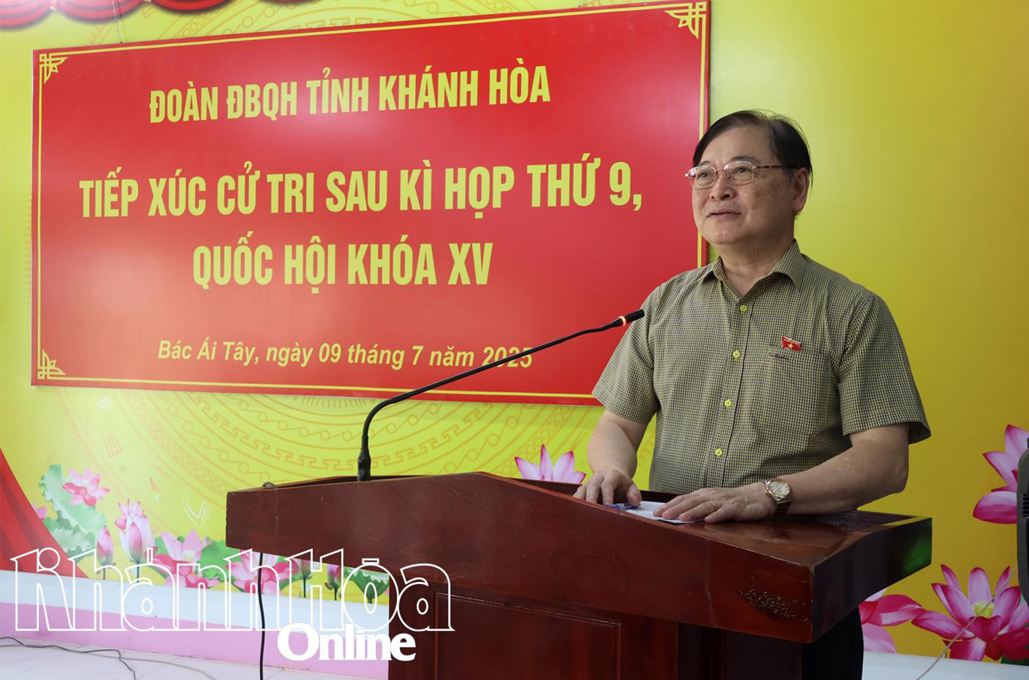 Đại biểu Quốc hội tỉnh Khánh Hòa tiếp xúc cử tri xã Bác Ái Tây