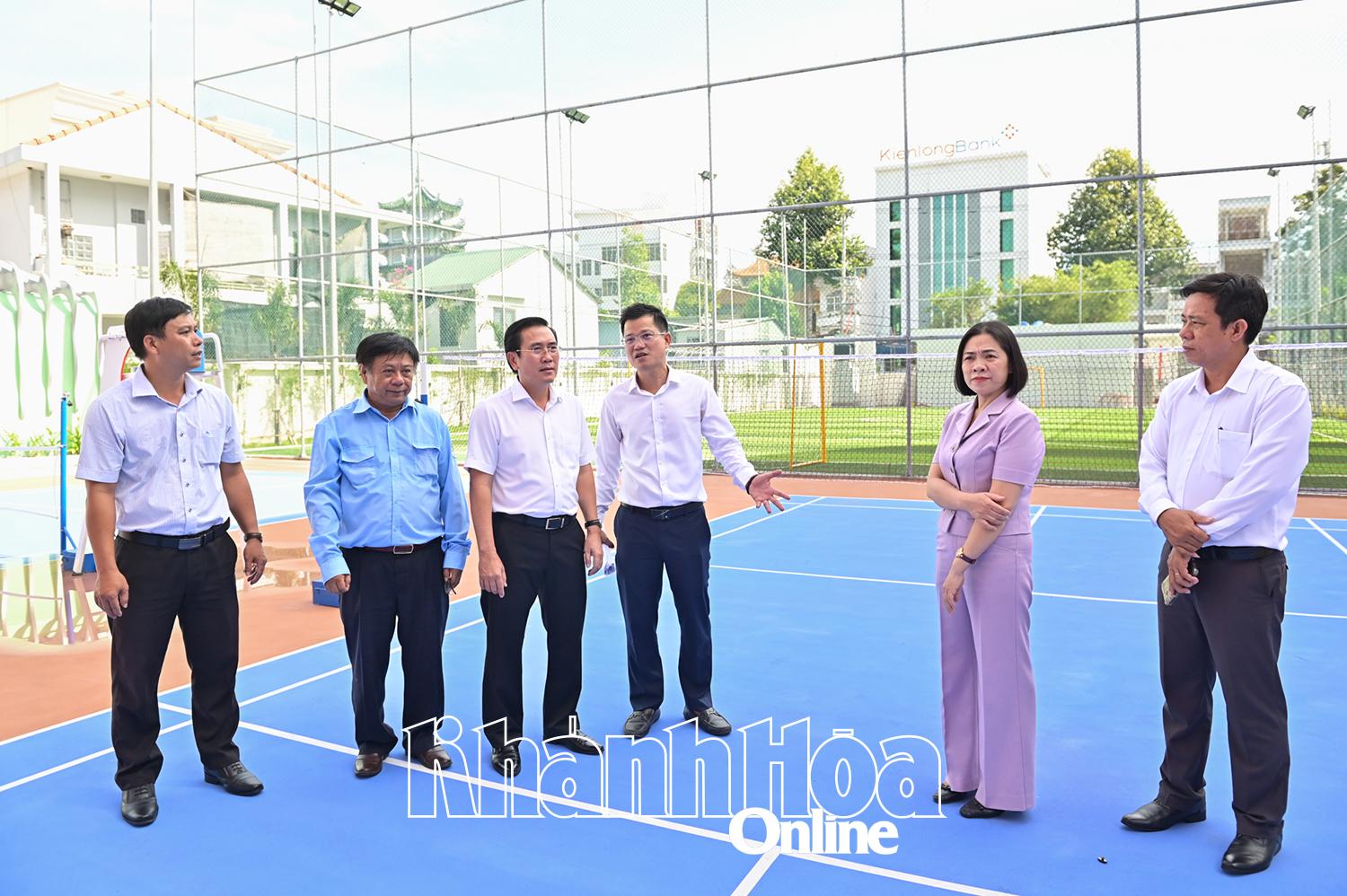 Đảm bảo tiến độ bàn giao, hoạt động của Cung Văn hóa thiếu nhi tỉnh Khánh Hòa