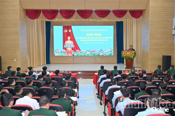 Tổng cục Chính trị Quân đội nhân dân Việt Nam: Tập huấn giảng viên khoa học xã hội và nhân văn trong nhà trường quân đội