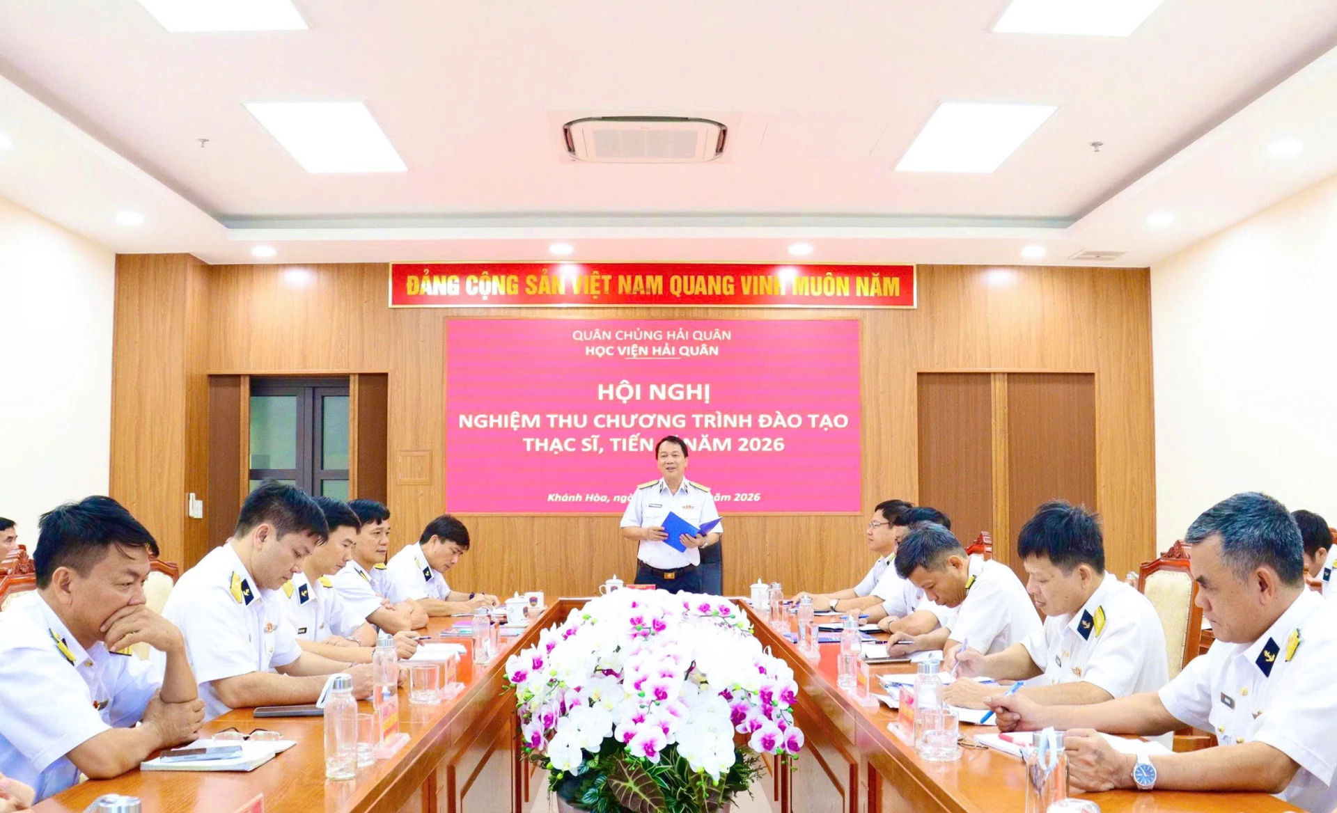 Học viện Hải quân nghiệm thu chương trình đào tạo thạc sĩ, tiến sĩ