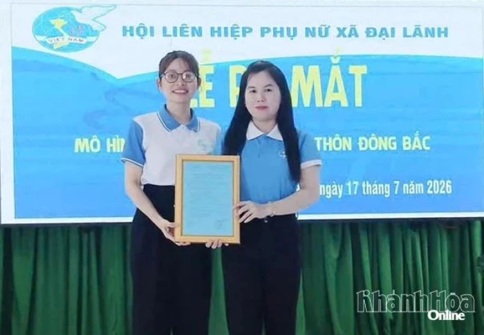 Hội Liên hiệp Phụ nữ xã Đại Lãnh ra mắt mô hình “Chi hội số” tại thôn Đông Bắc
