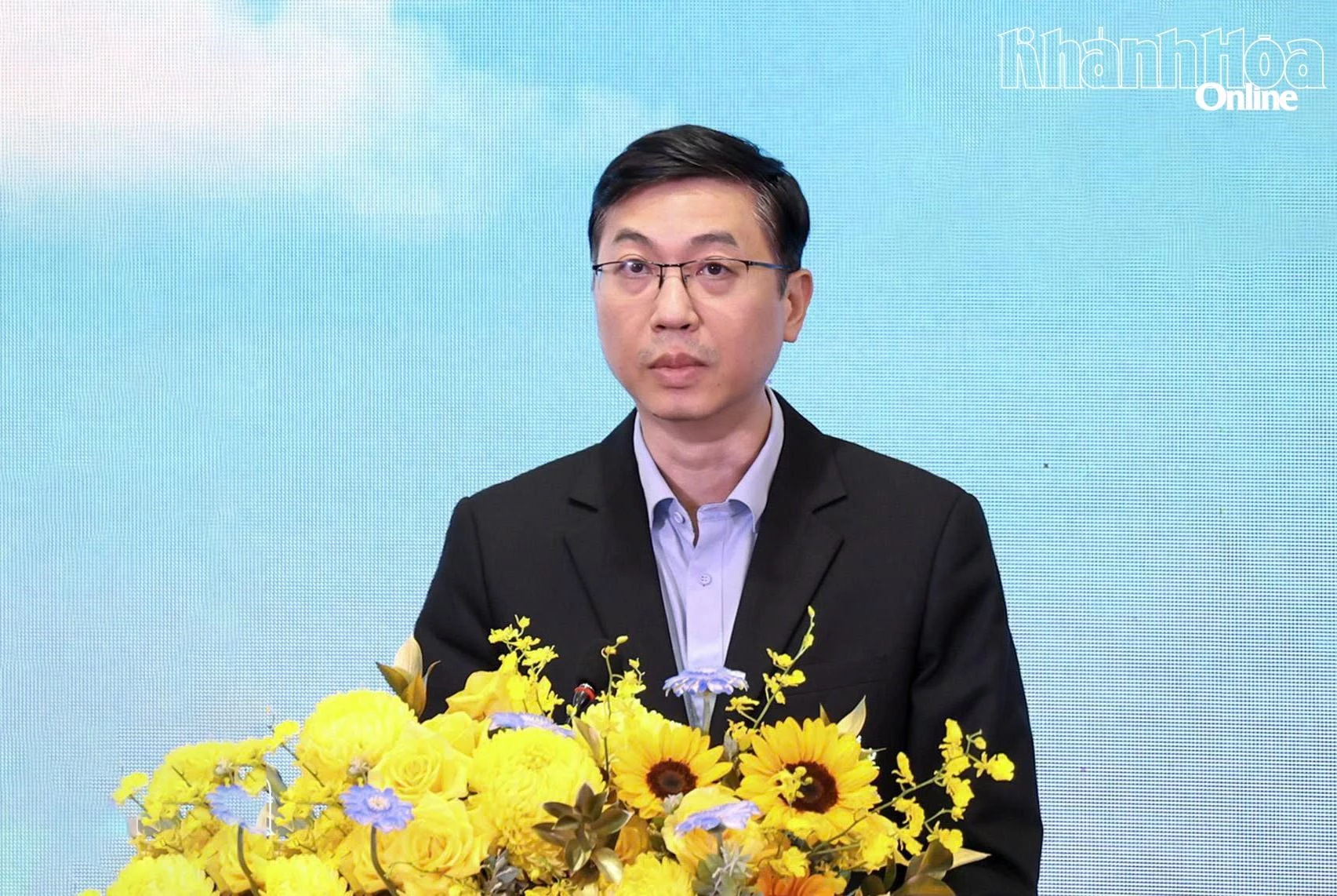Ông Trương Minh - Phó Cục trưởng Cục Đầu tư nước ngoài, Bộ Tài chính phát biểu tại hội nghị.