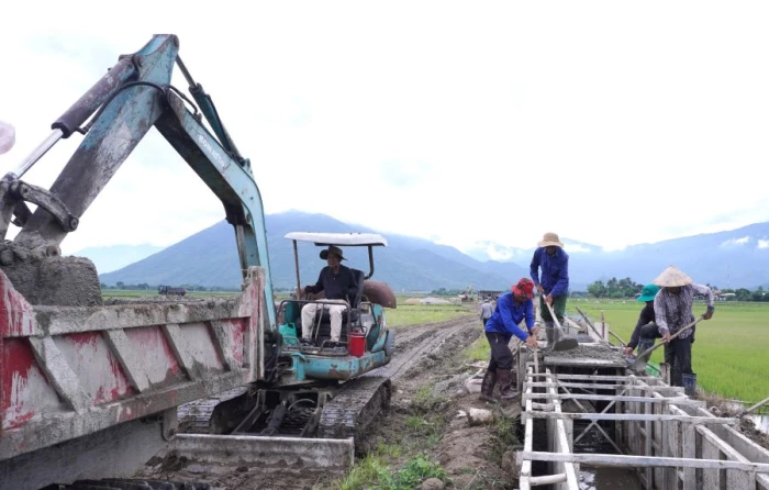 Xã Vạn Ninh giải ngân vốn đầu tư công 6 tháng đầu năm hơn 125 tỷ đồng