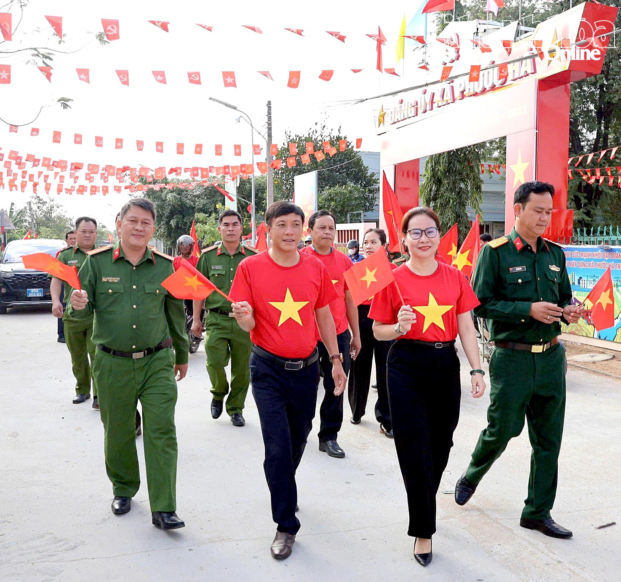 Lãnh đạo xã Phước Hà trong ngày bầu cử đại biểu Quốc hội khóa XVI và đại biểu HĐND các cấp nhiệm kỳ 2026 - 2031.