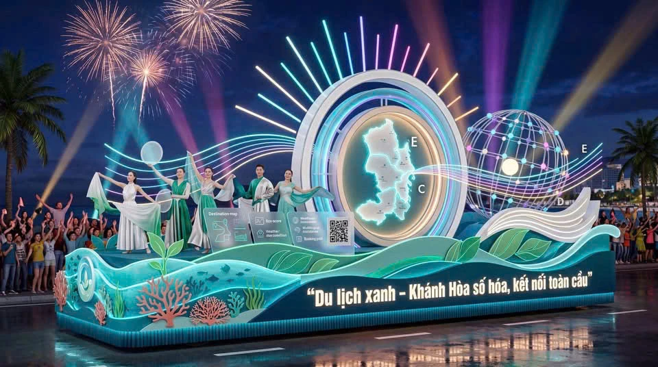 Hình ảnh thiết kế một số mẫu xe hoa trong Lễ hội Carnival – Diễu hành xe hoa.