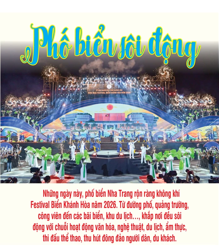 Phố biển sôi động