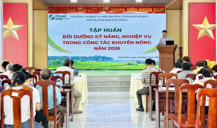 Xã Nam Cam Ranh: Hơn 30 cán bộ, nông dân được bồi dưỡng kỹ năng, nghiệp vụ khuyến nông