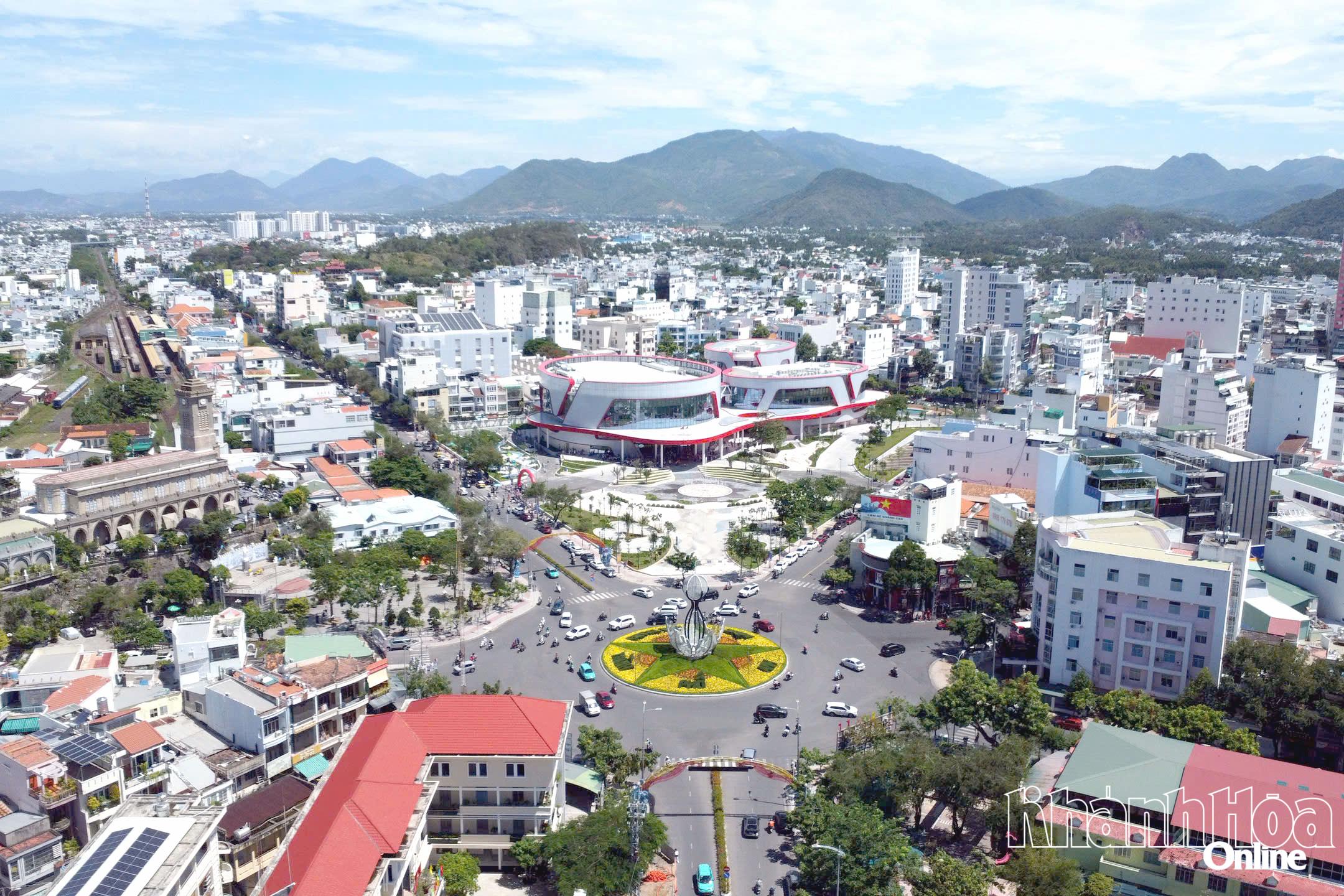 Một góc trung tâm đô thị khu vực Nha Trang.