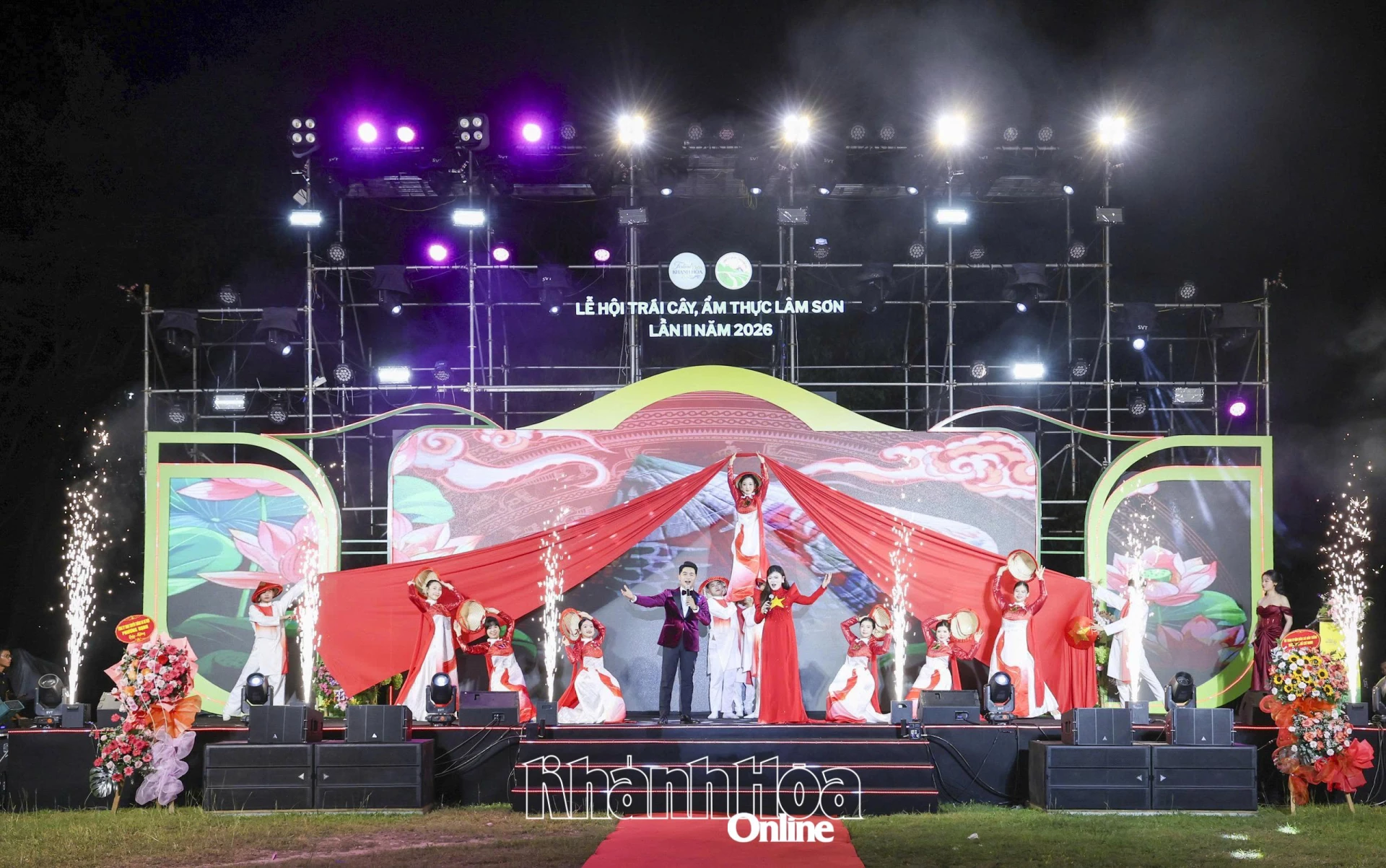 Tiết mục văn nghệ đặc sắc mở màn đêm khai mạc Lễ hội Trái cây, Ẩm thực xã Lâm Sơn lần thứ II - năm 2026.