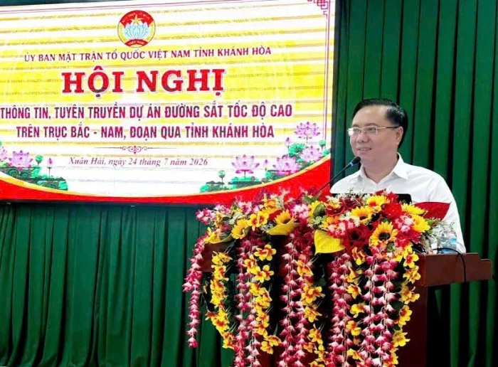 Hội nghị thông tin, tuyên truyền Dự án Đường sắt tốc độ cao trên trục Bắc - Nam đoạn qua tỉnh Khánh Hòa