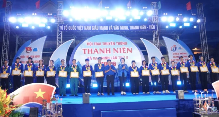 Hơn 500 trại sinh tham gia Hội trại truyền thống thanh niên xã Vạn Ninh lần thứ II 