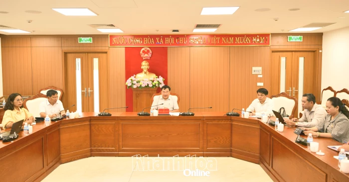 Phó Chủ tịch UBND tỉnh Trịnh Minh Hoàng làm việc với Tập đoàn MyLan về chuyển đổi số trong nông nghiệp