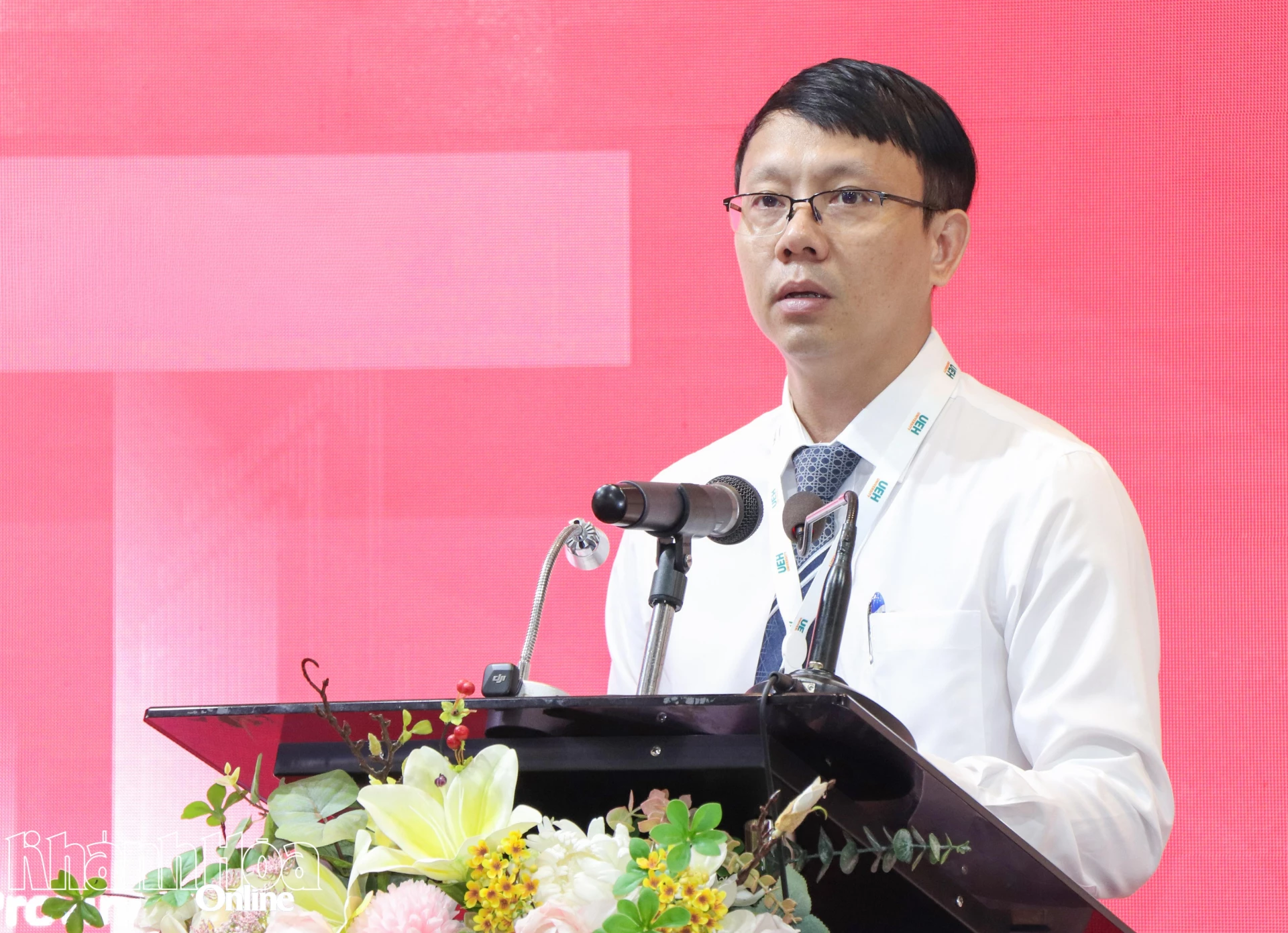Đồng chí Nguyễn Thanh Hà phát biểu tại hội thảo.