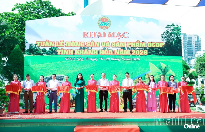 Khai mạc Tuần lễ nông sản và sản phẩm OCOP tỉnh Khánh Hòa năm 2026