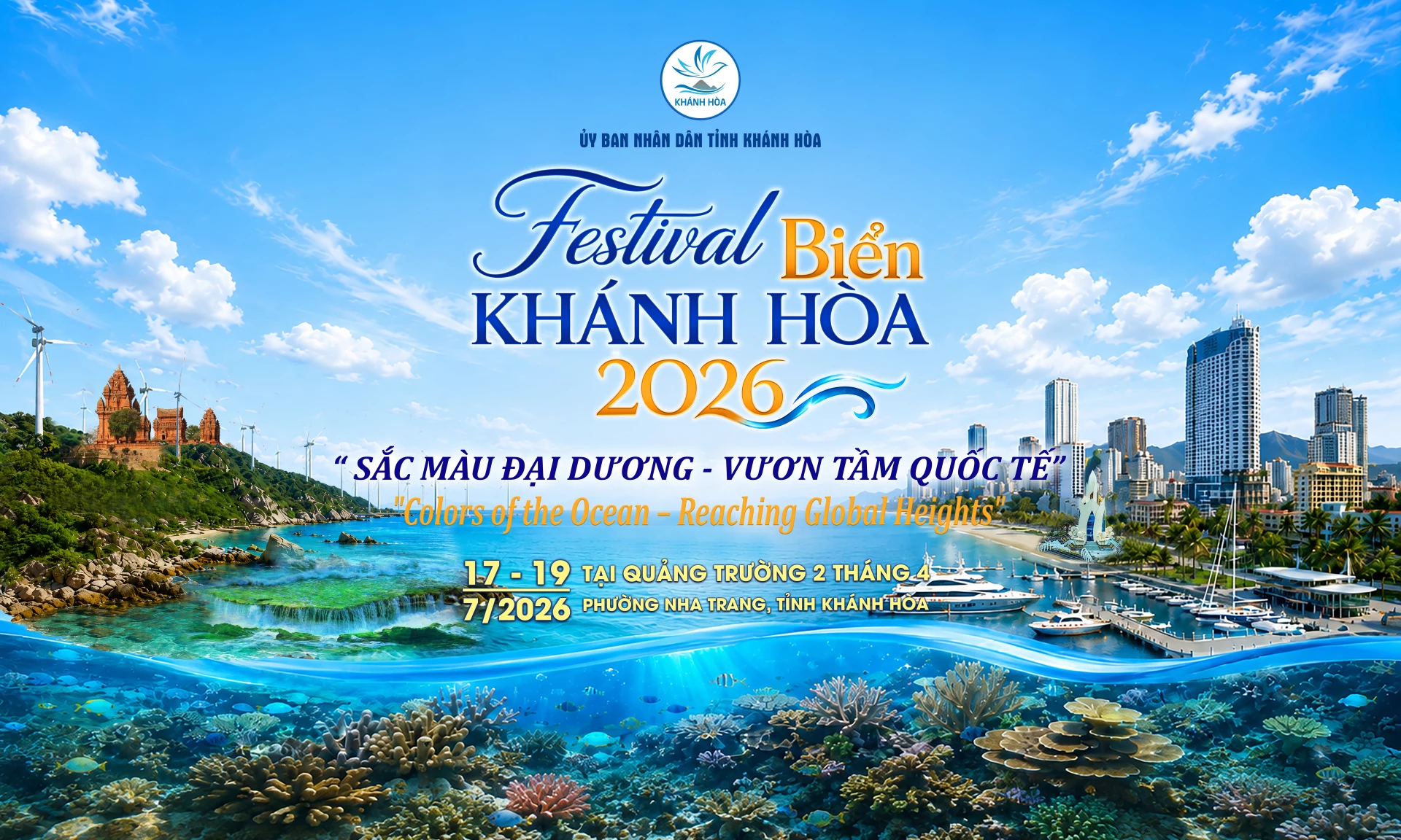 Opening ceremony of Khanh Hoa Sea Festival 2026 to be live broadcast at 20:10 on July 17
