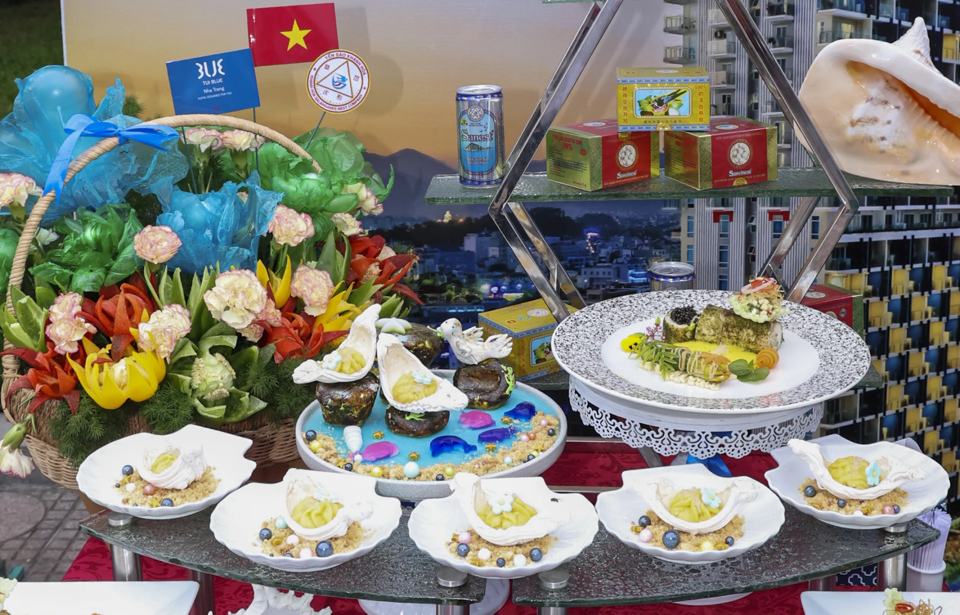 Những món ăn ngon lành do các đầu bếp hàng đầu tại Nha Trang thực hiện.