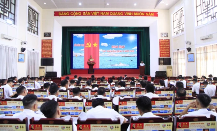 Lữ đoàn 162, Vùng 4 Hải quân khai mạc tập huấn cán bộ đợt 2 năm 2026