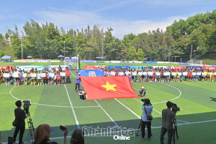 Vietnam U9, U11, U13 football festival 2026 held in Khanh Hoa