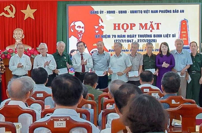 Phường Bảo An tọa đàm kỷ niệm 79 năm Ngày Thương binh - Liệt sĩ