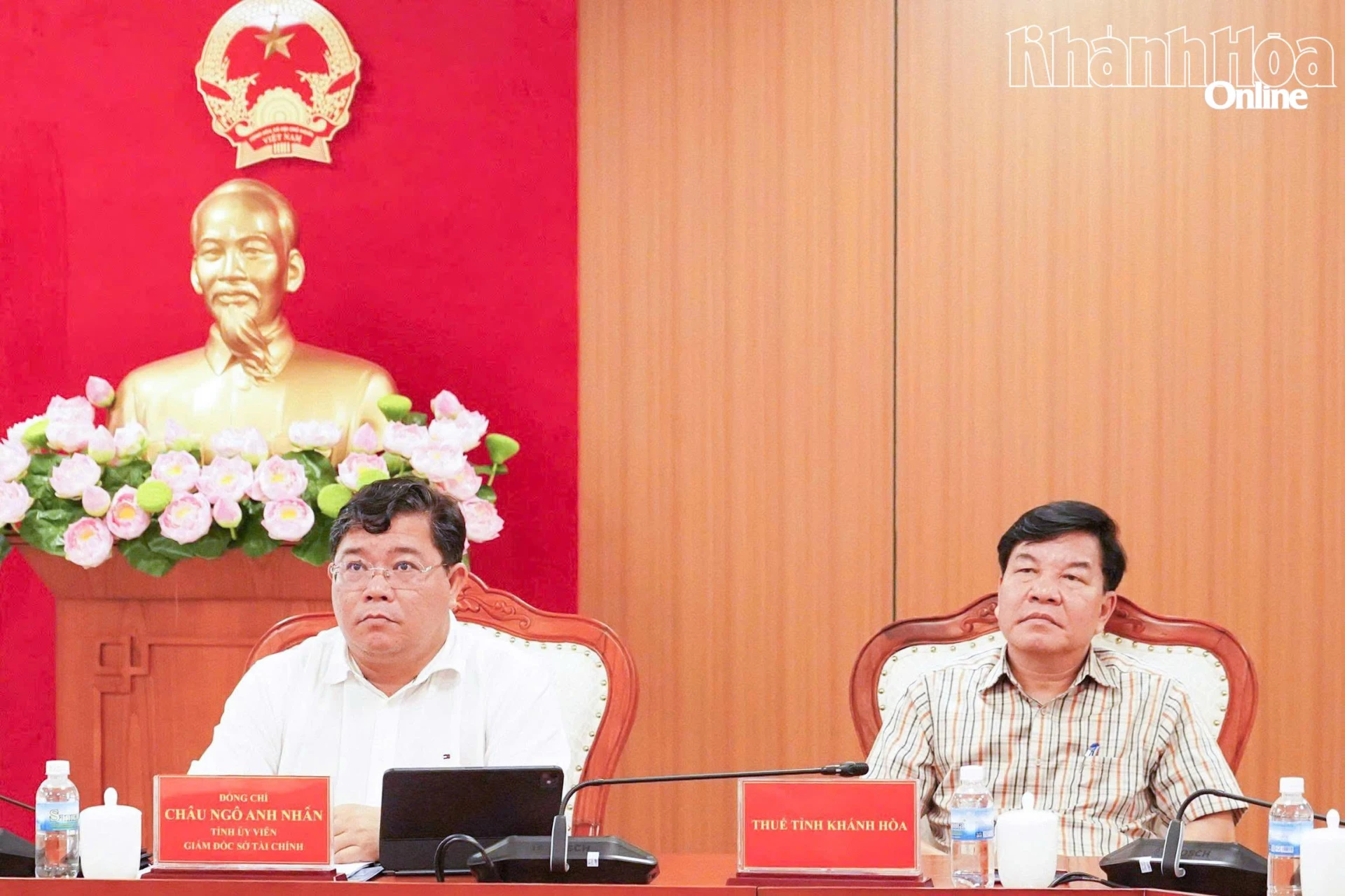Ông Châu Ngô Anh Nhân - Giám đốc Sở Tài chính dự hội nghị.
