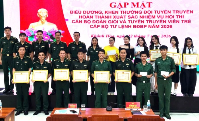 Bộ đội Biên phòng tỉnh biểu dương đội thi đạt thành tích xuất sắc tại hội thi cấp Bộ Tư lệnh