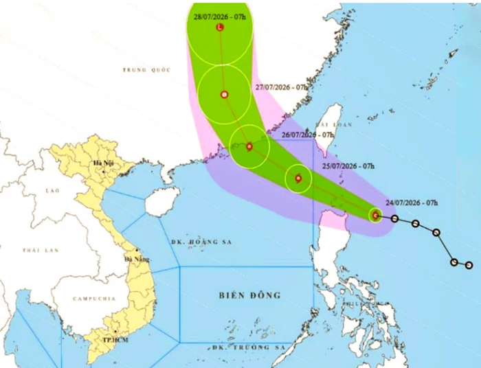 Bão NOUL sẽ gây sóng lớn trên Biển Đông