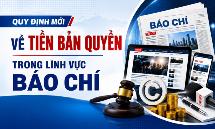 [Infographic] Quy định mới về tiền bản quyền trong lĩnh vực báo chí