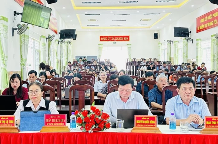 Đảng ủy xã Khánh Sơn quán triệt chương trình hành động thực hiện nghị quyết các cấp