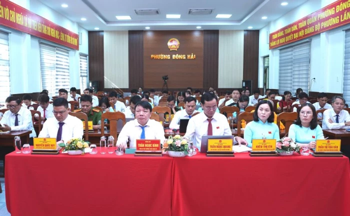 Kỳ họp thứ 2 HĐND phường Đông Hải khóa XIII