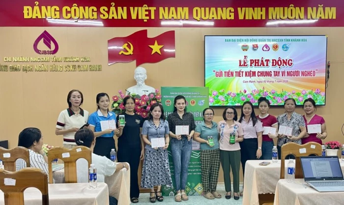 Các xã, phường khu vực Cam Ranh phát động phong trào “Gửi tiền tiết kiệm chung tay vì người nghèo”