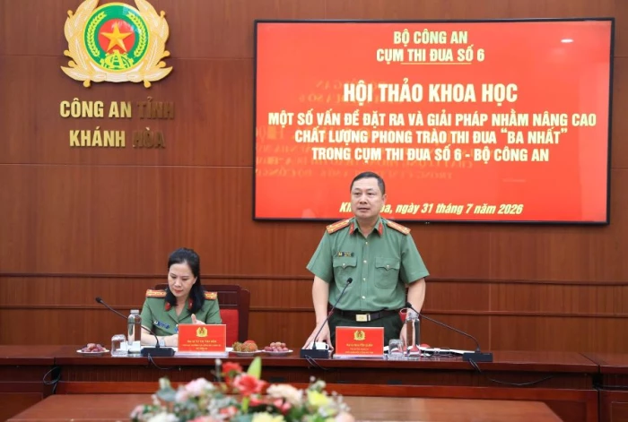 Cụm thi đua số 6 - Bộ Công an tổ chức hội thảo tìm giải pháp nâng cao chất lượng phong trào thi đua “Ba nhất”